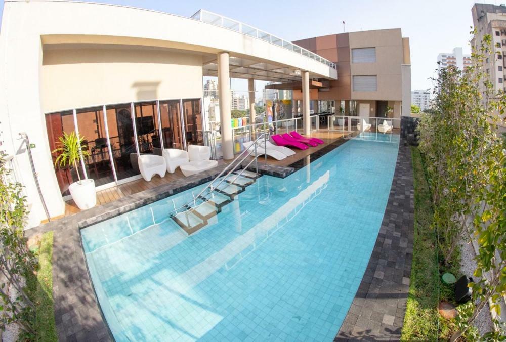 Moderno Apto Com Piscina Rua Augusta E Frei Caneca Сан-Пауло Экстерьер фото